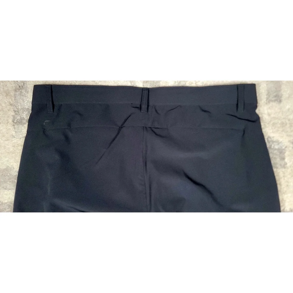 NWT Fabletics Men's Black‎ Modern Fit Stretch Performance Golf Chino Pants 36x34